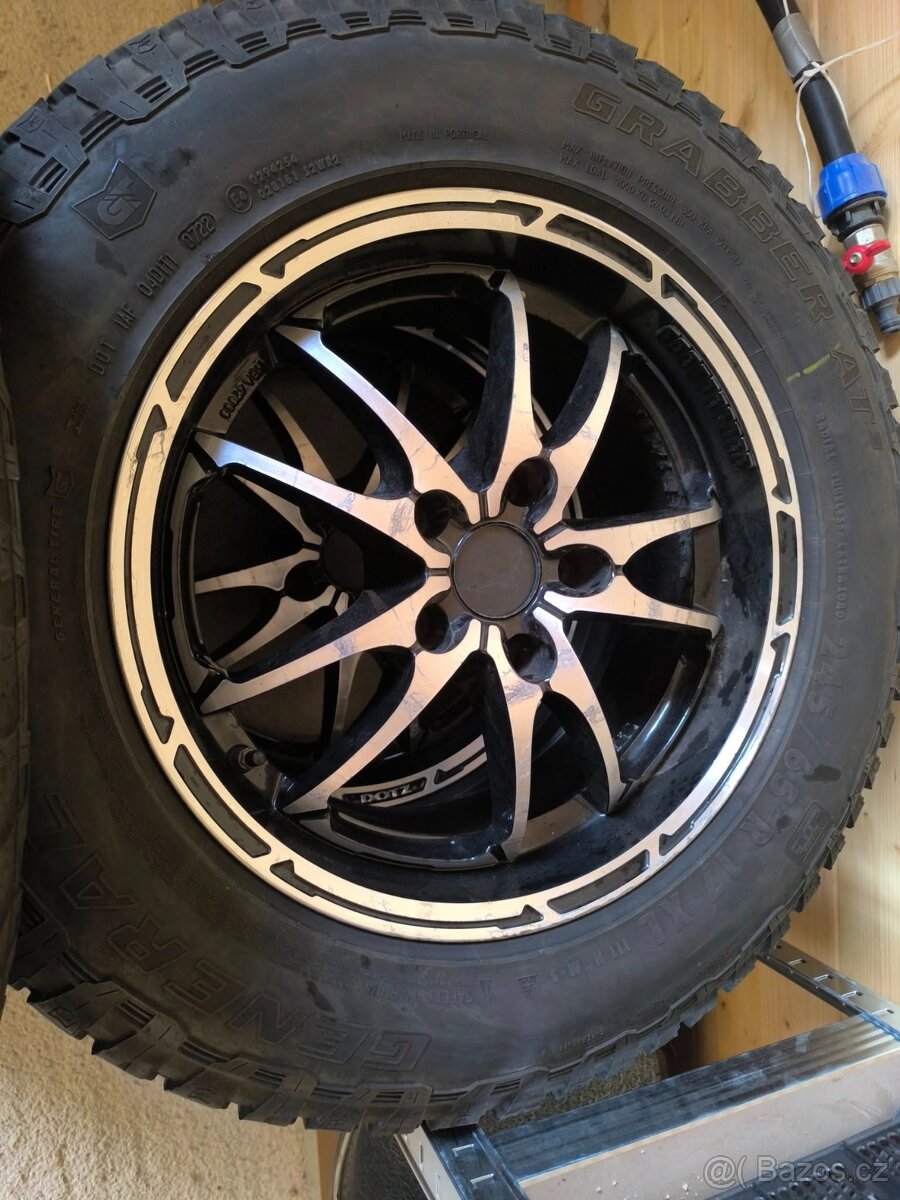 Prodám kola dotz 5x120 r17 celoroční - 2
