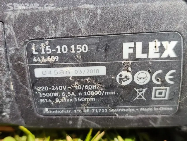 Flex L 15-10 150 - Úhlová bruska 1500 W, 150 mm - 2