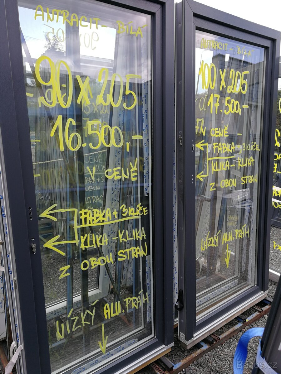 dveře celoprosklené - 2