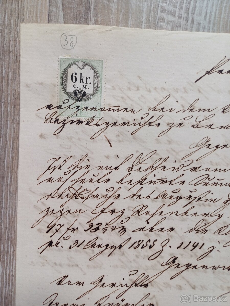 Staré dokumenty s kolky 5 - 2