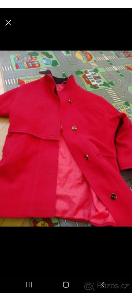 Dámský flaušovy kabát vel.44-46 - 2