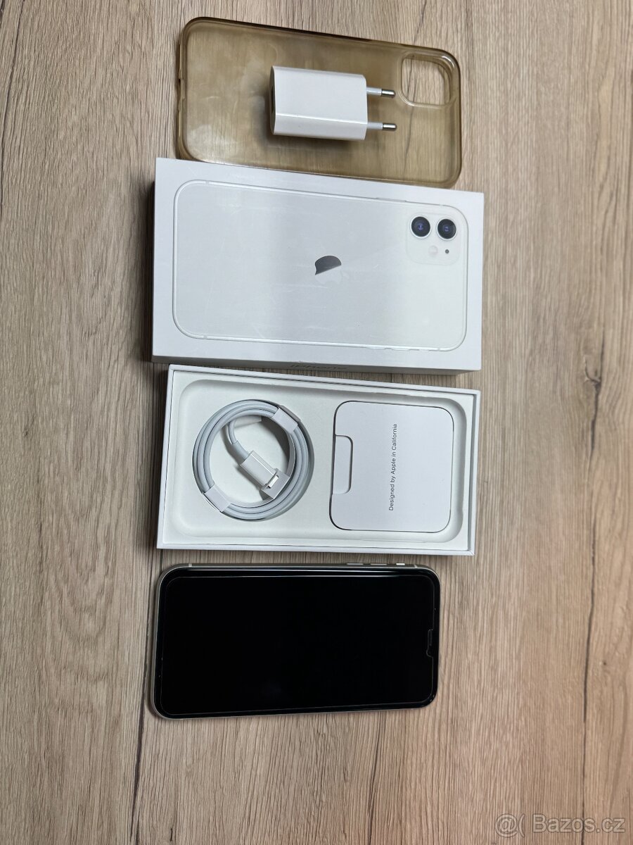 Prodám bílý iPhone 11 64GB - top stav - 2