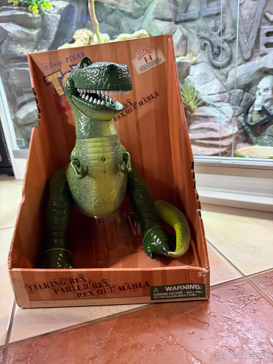 Interaktivní akční figurka Rex Toy Story příběh hraček - 2