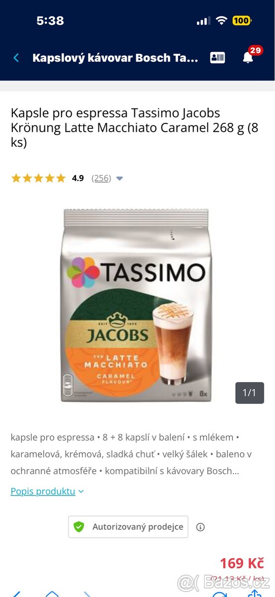 kávovár tassimo - 2
