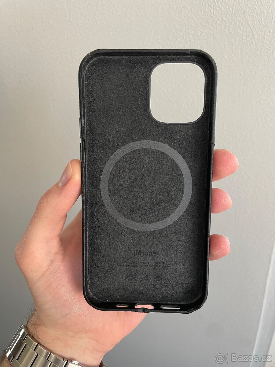 Originální kožený kryt iPhone 12 Pro - 2