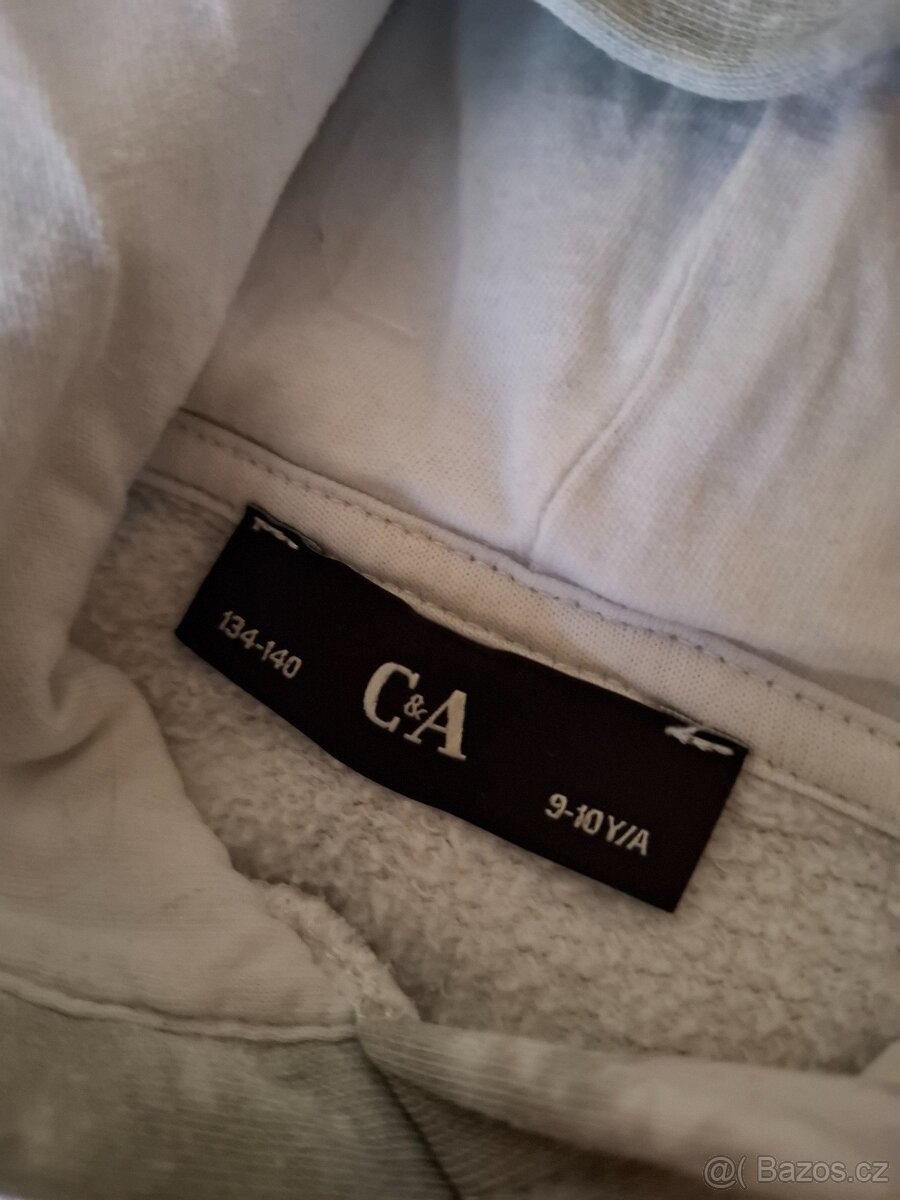 Dívčí crop mikina vel. 134/140 - 2