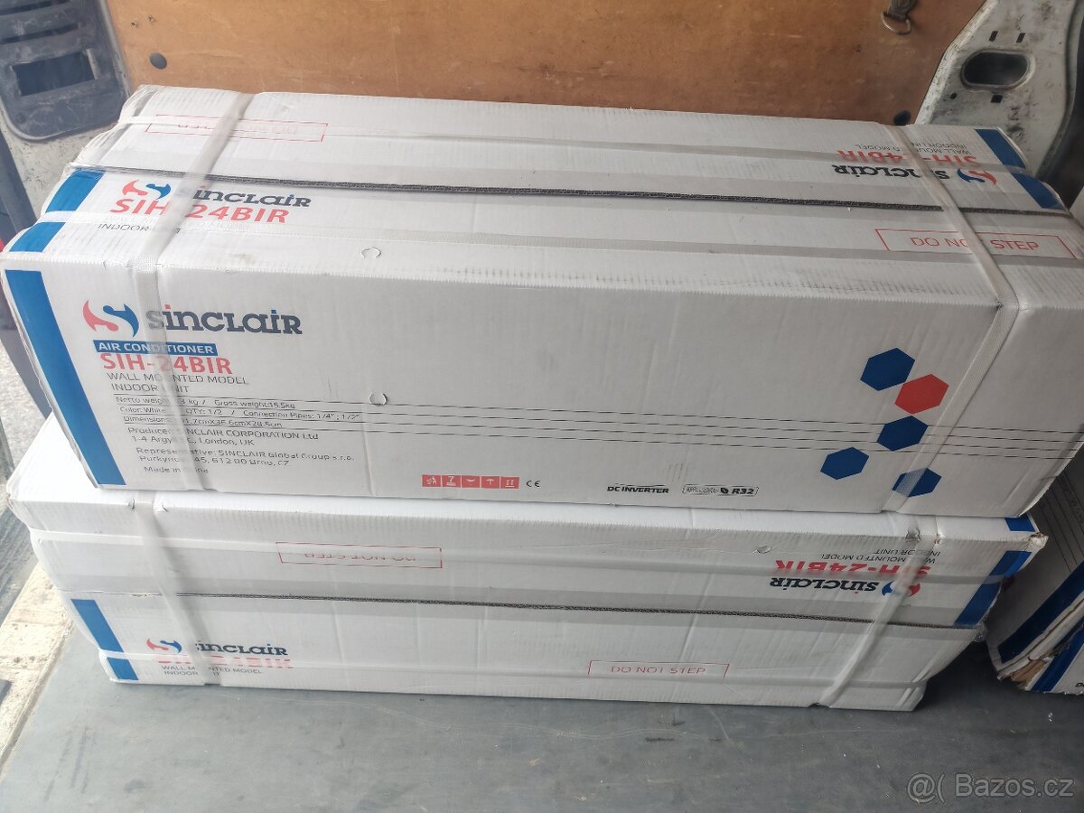Prodám nové dvě klimatizace Sinclair 7kw - 2