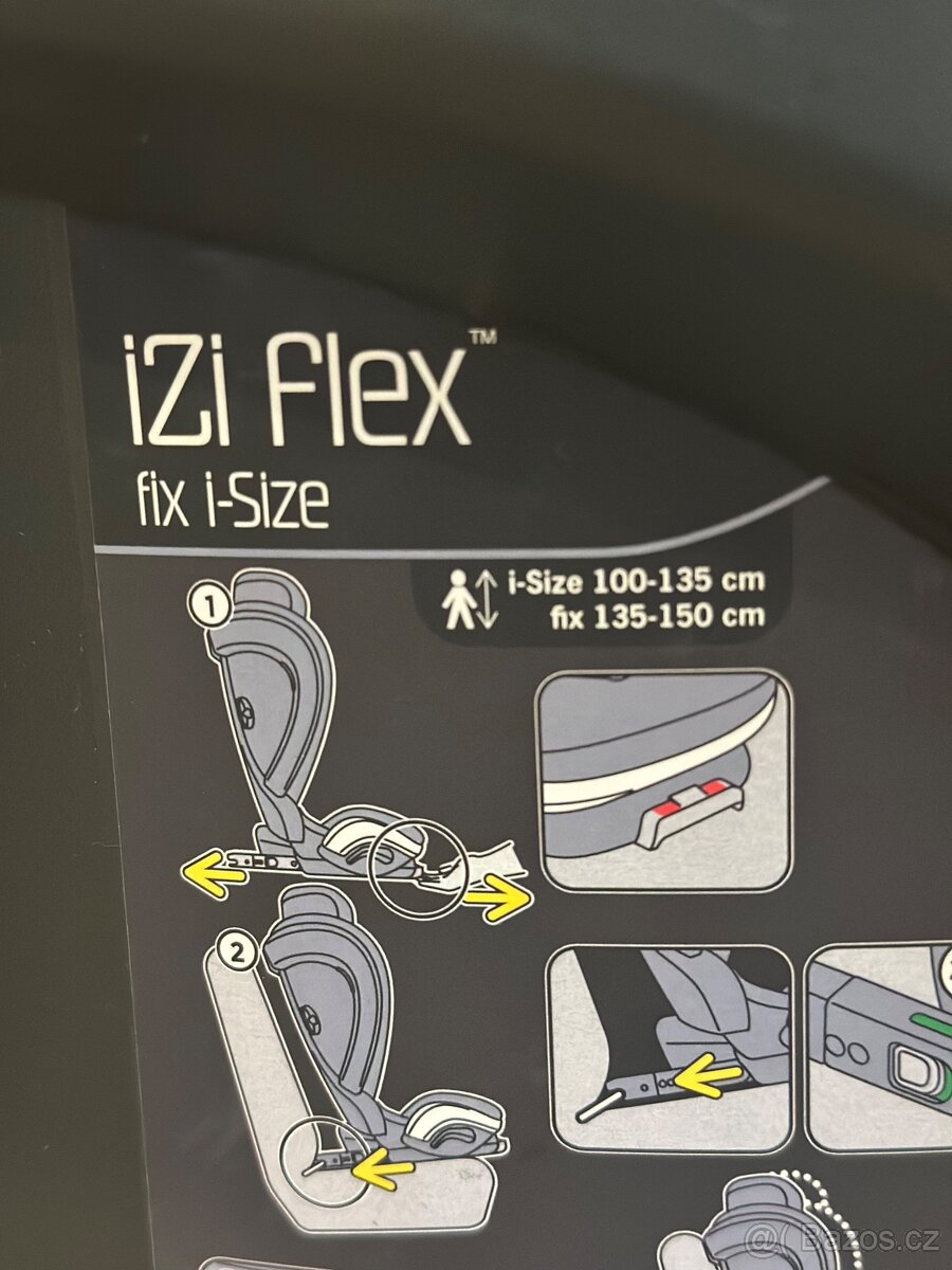 Autosedačka BESAFE iZi Flex FIX i-Size - 2