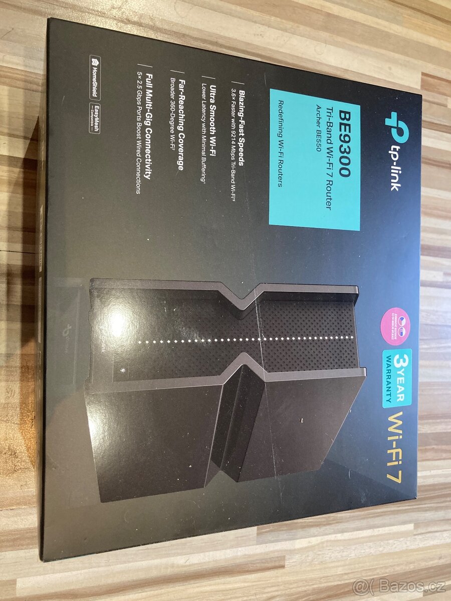 TP-Link Archer BE550, BE9300 Tri Band Wi-Fi 7 Router - 2