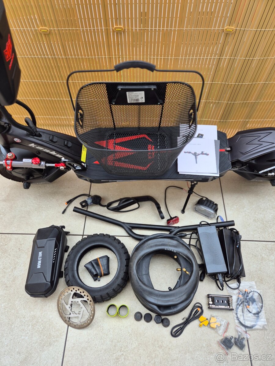 KAABO MANTIS KING GT 60V/25,4Ah s tlumičem řízení a košíkem - 2