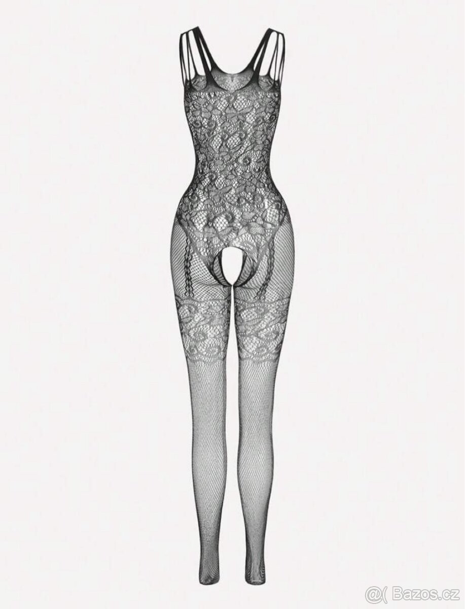 Sexy overal síťovaný vel. M až XL - 2