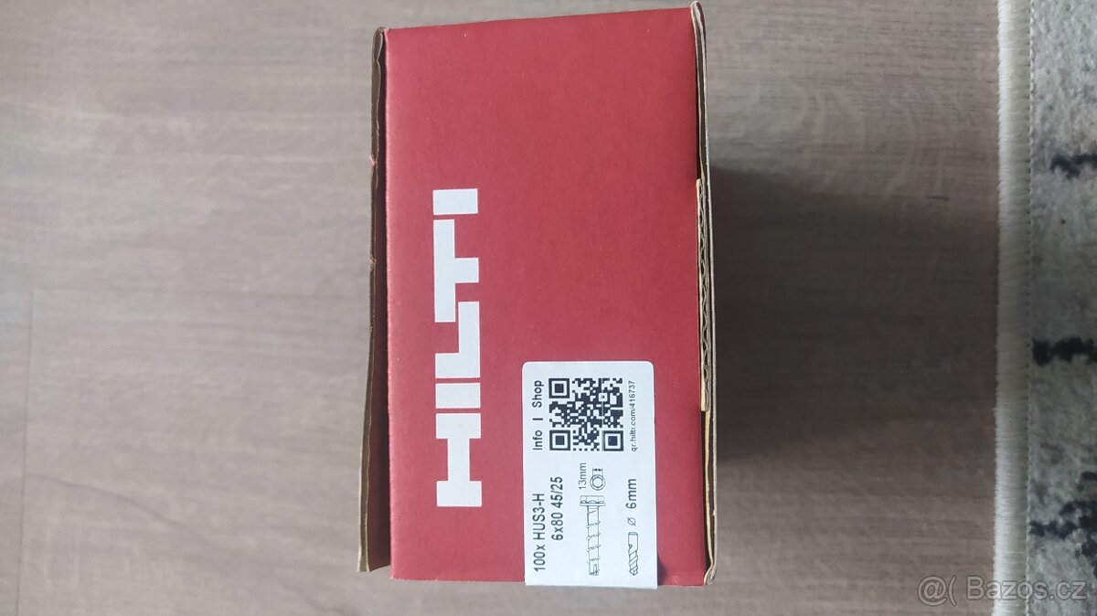 Upevňovací šroub Hilti HUS3-H 6x80/25/45 #416737 - 2