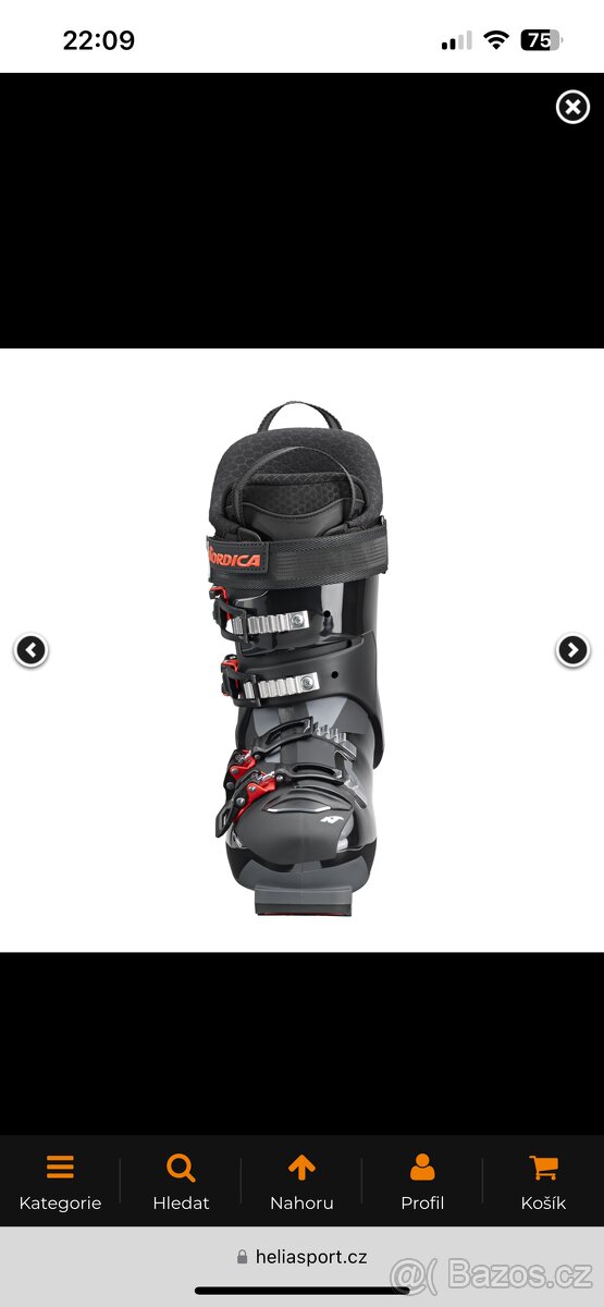 Prodám pánské lyžařské boty Nordica SPORTMACHINE 3 100 (GW) - 2