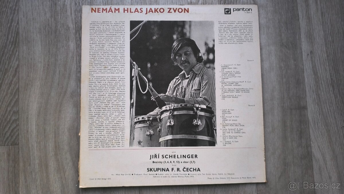 LP - F.R. ČECH, JIŘÍ SCHELINGER - Nemám hlas jako zvon - 2