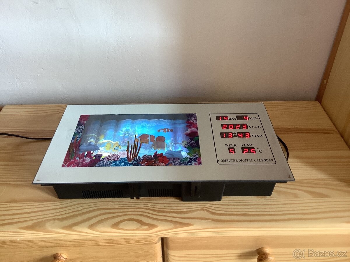 Digitální kalendář - akvárium - 2