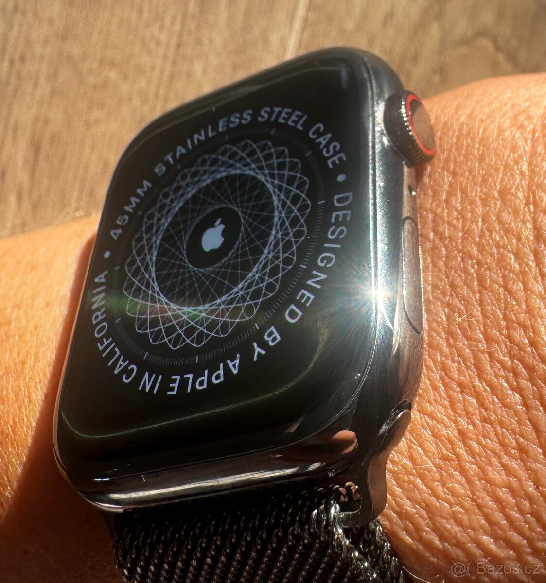 Apple watch series 9 45mm (gps+cellular) nerezova ocel - 2
