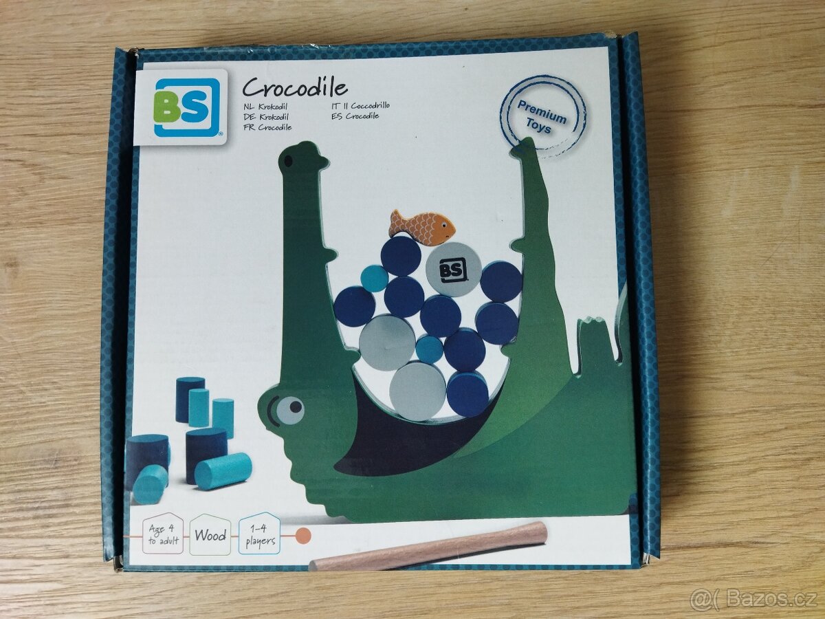 Dřevěná balanční hra Crocodile - 2