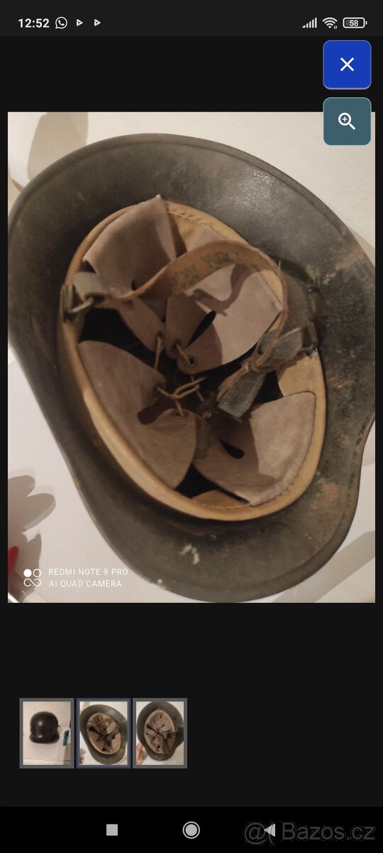 Retro Německa helma - 2