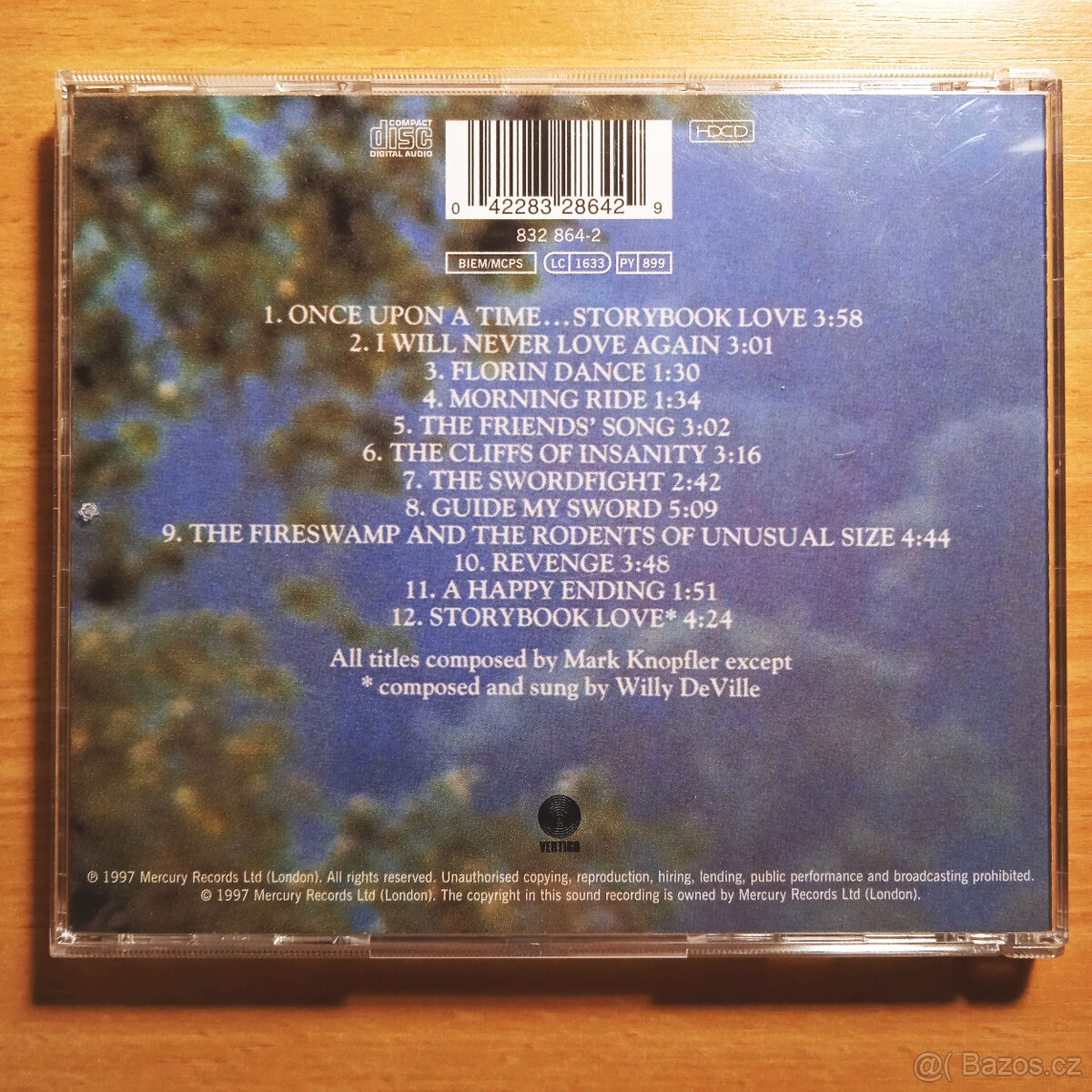 CD Hudba z filmu PRINCEZNA NEVĚSTA - 2