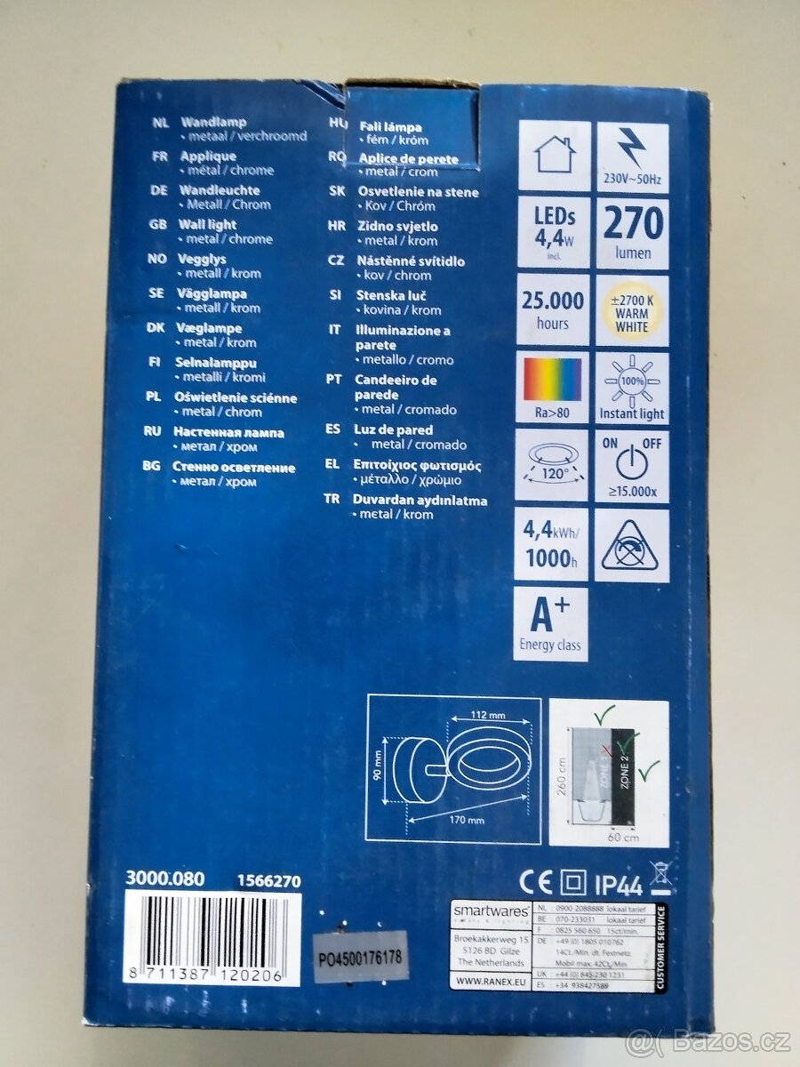 Led svítidlo Ranex Anzio - 2