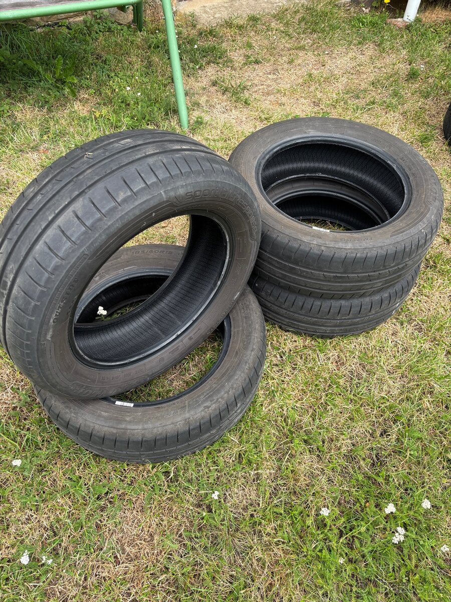 Letní sada pneu dunlop 185/60/15 - 2