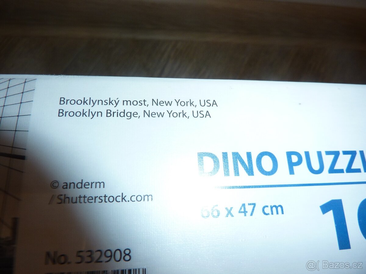 DINO Puzzle Černobílý New York 1000 dílků - nové - 2