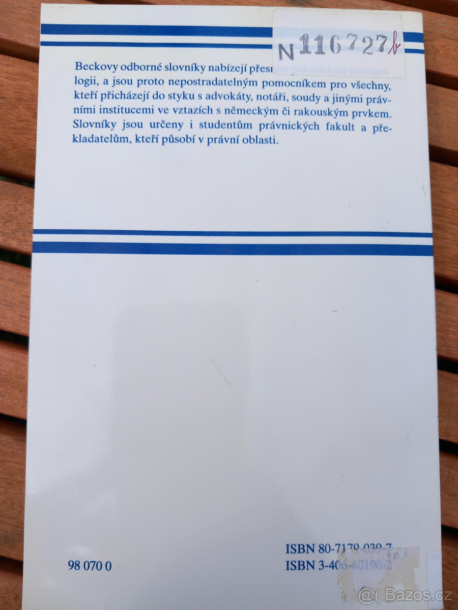 Odborné česko-německé právnické názvosloví - 2