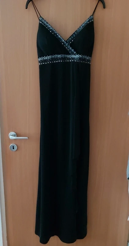 Společenské šaty s přehozem - 2