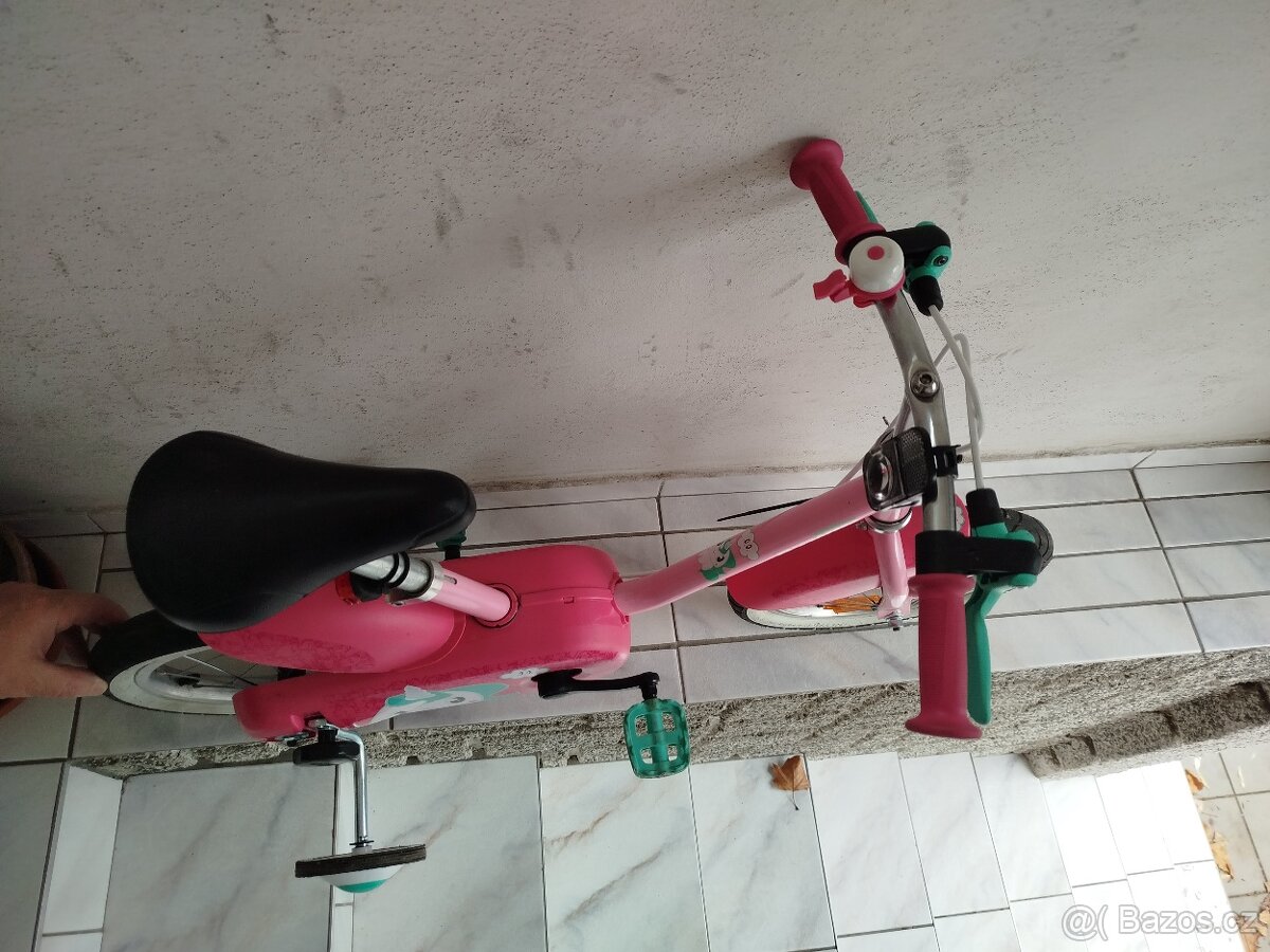 Dětské kolo btwin z Decathlonu s jednorožcem - 2