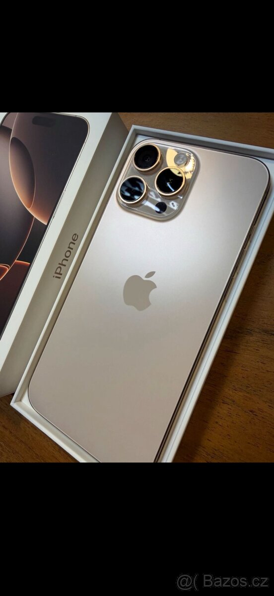 IPhone 16pro Max 256gb Gold záruka - 2