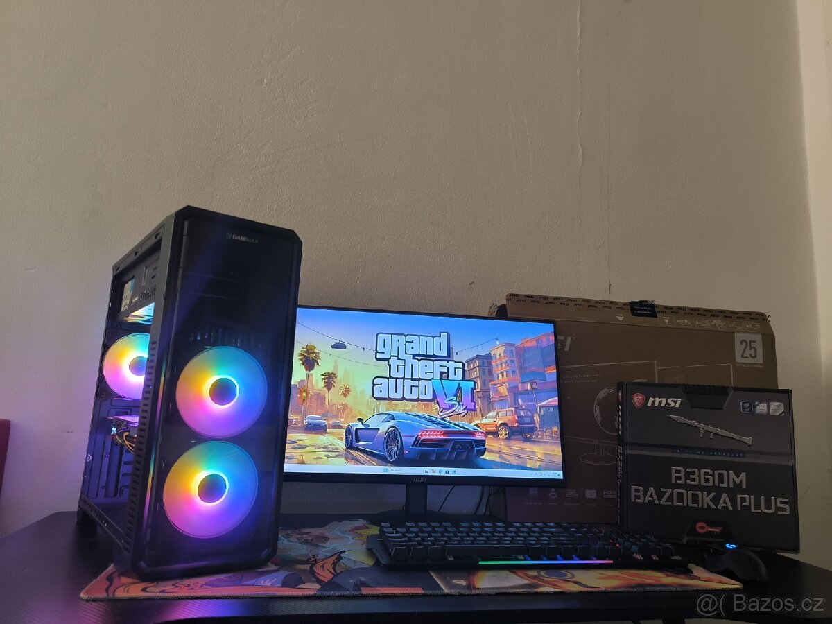 KOMPLET HERNÍ PC SESTAVA I5 8400 GTX 1070 8GB WIN 11 - 2