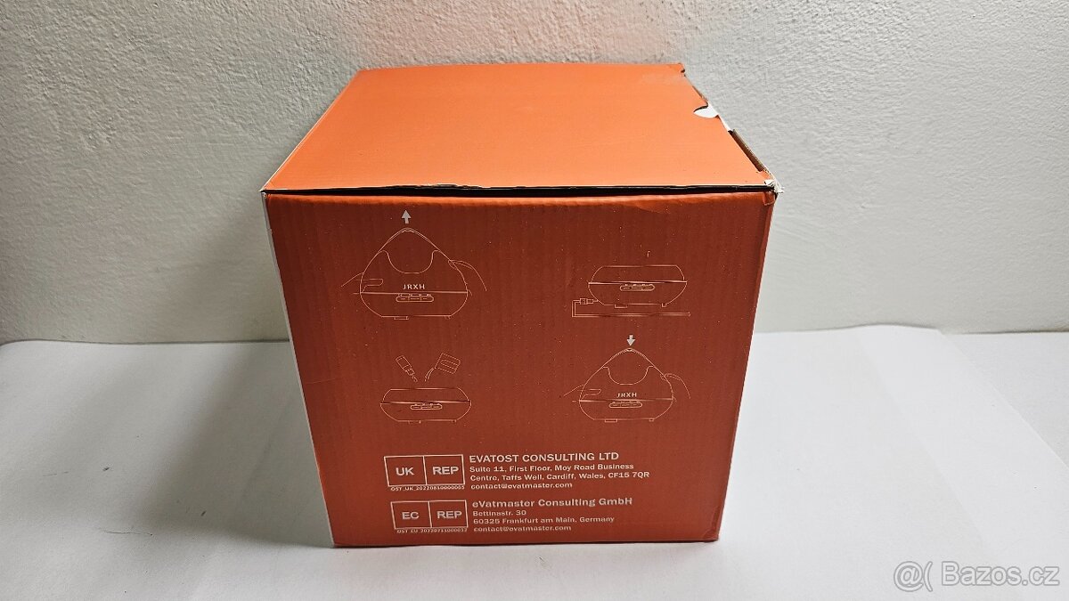 Aroma difuzér / zvlhčovač vzduchu + 8× esenciální olej (komp - 2