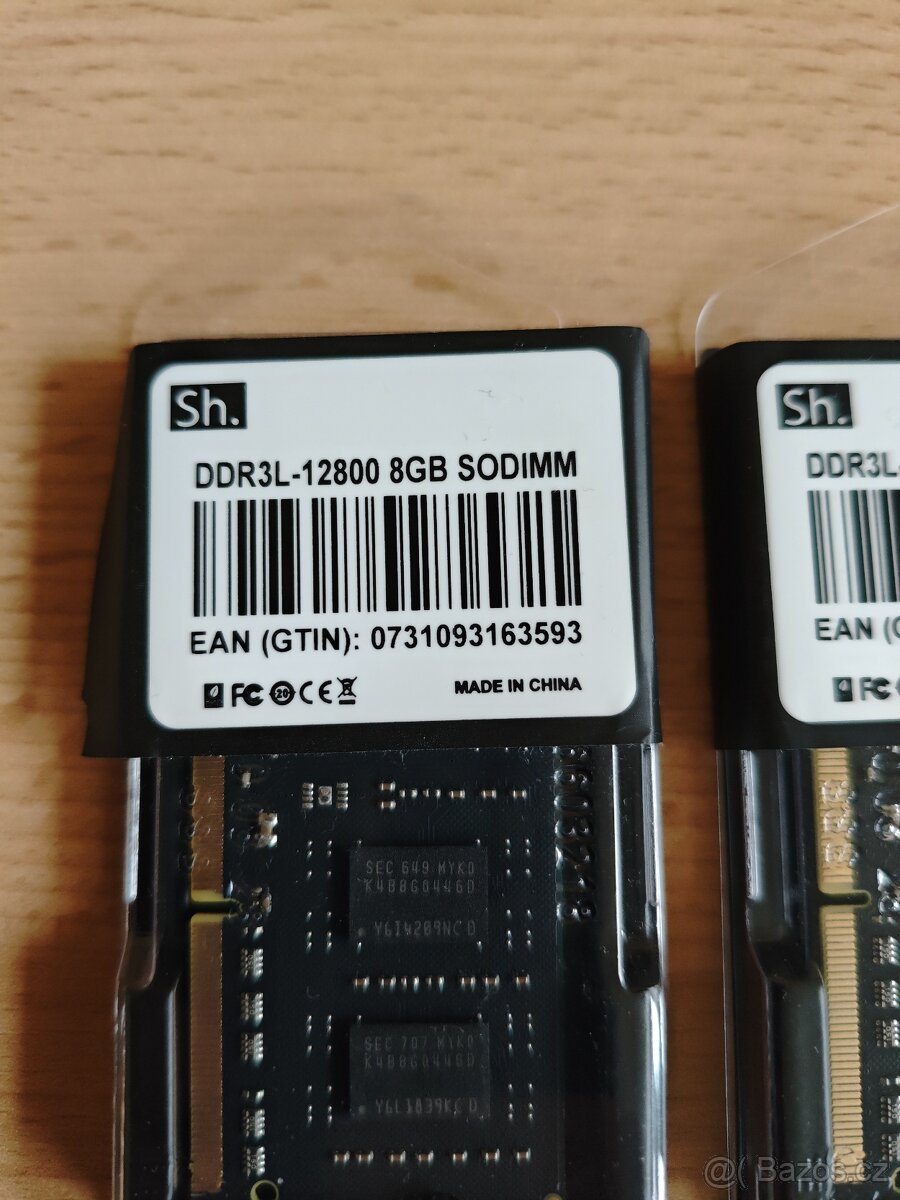 DDR3L PC3L - 12800 8GB SODIMM - 2