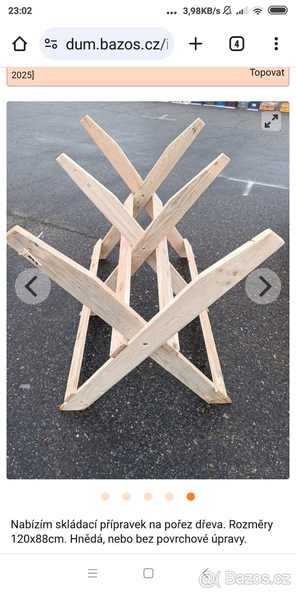 Kozu na řezání dřeva - 2