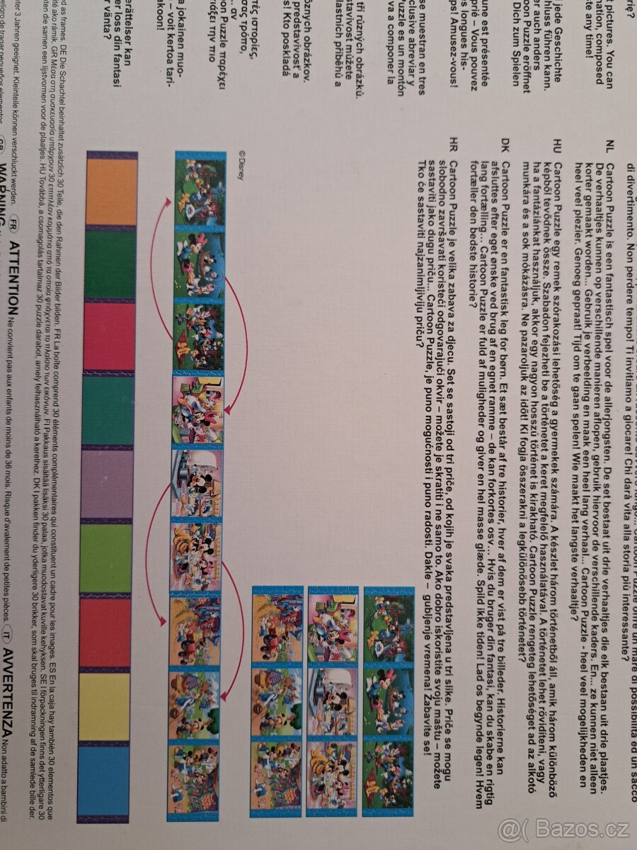 Puzzle Mickey Mouse 9 ks, od 4 let - 2