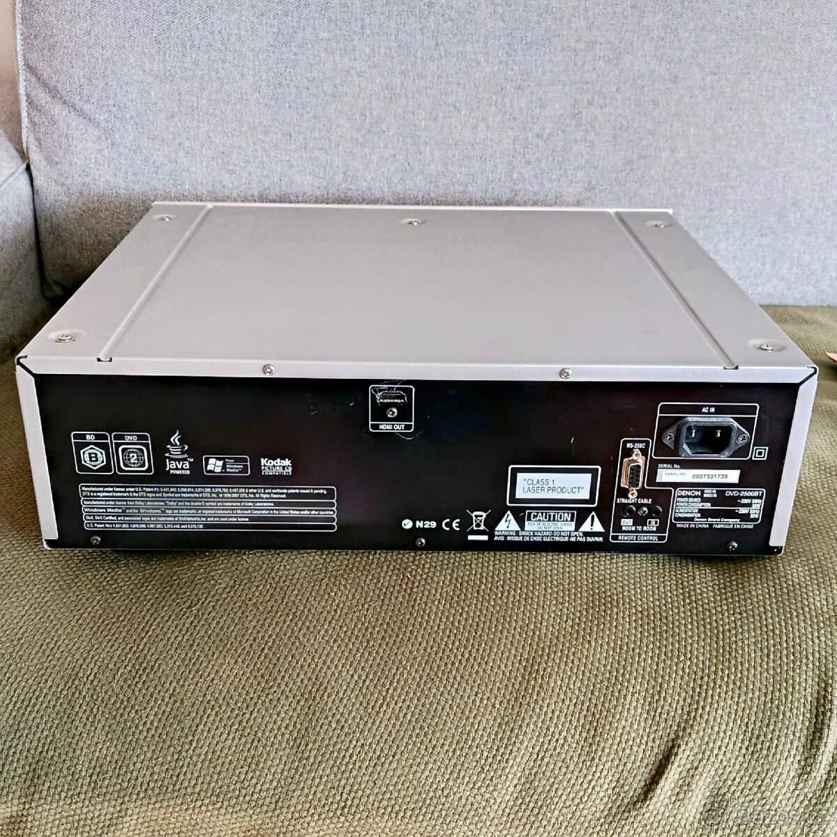 Denon DVD-2500BT BLU-RAY TRANSPORT - 2