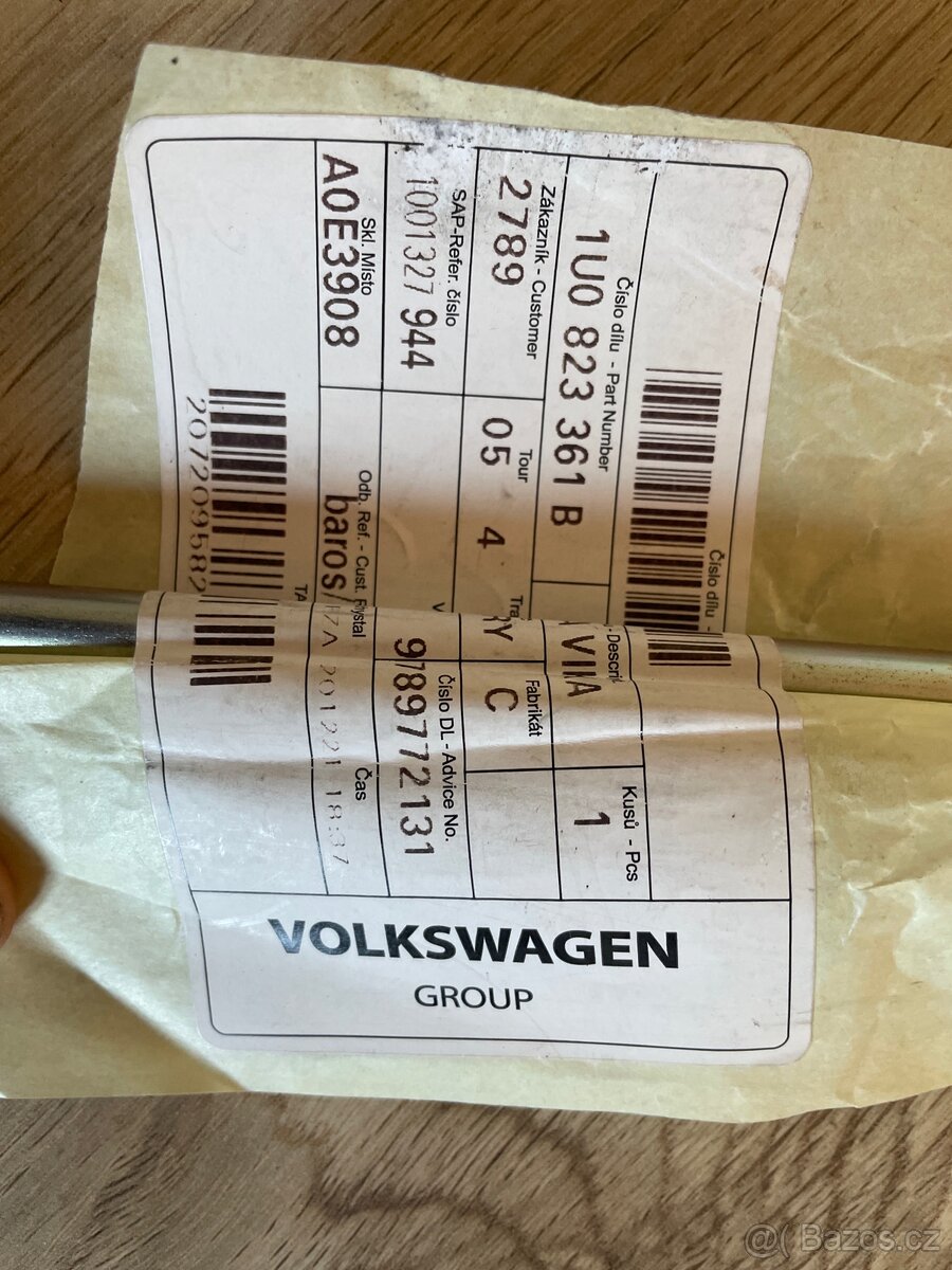 Origo podpěra kapoty Octavia 1 - 2