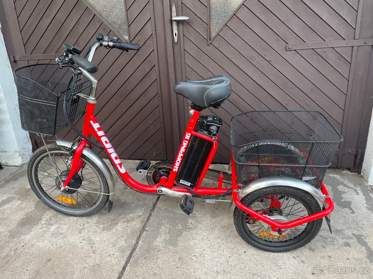 Elektrická tříkolka shopping 16 – téměř nová - 2