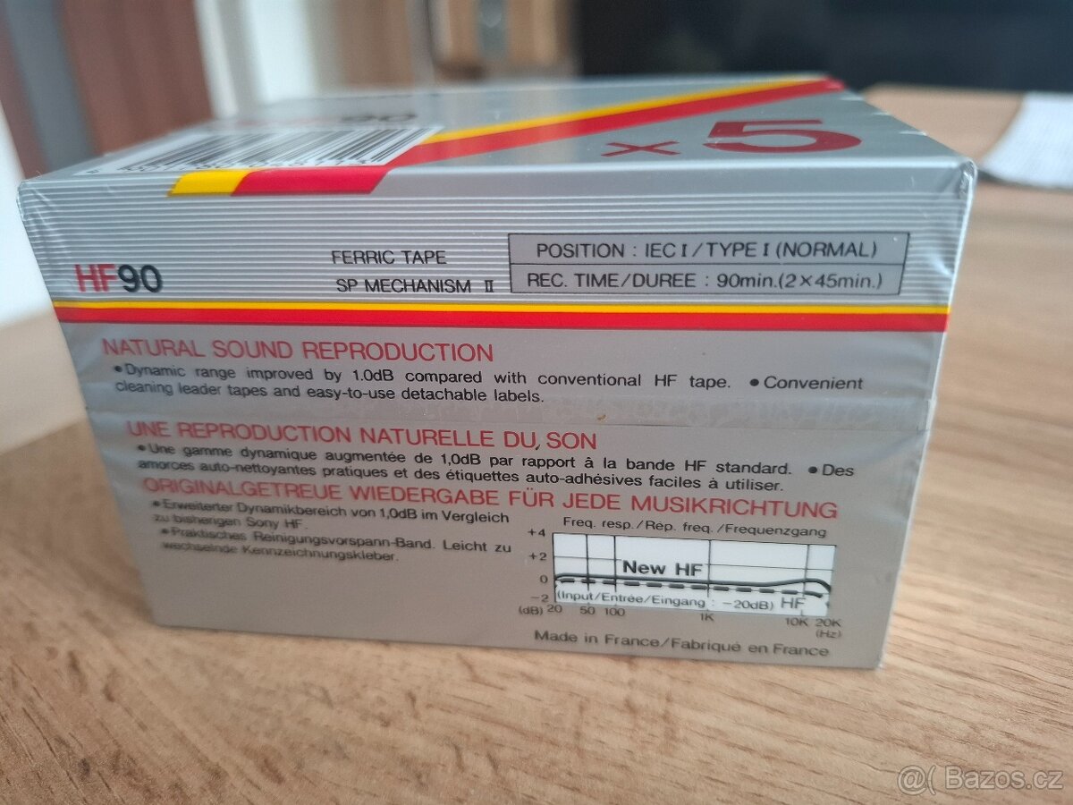 5x kazeta Sony HF90 - 2