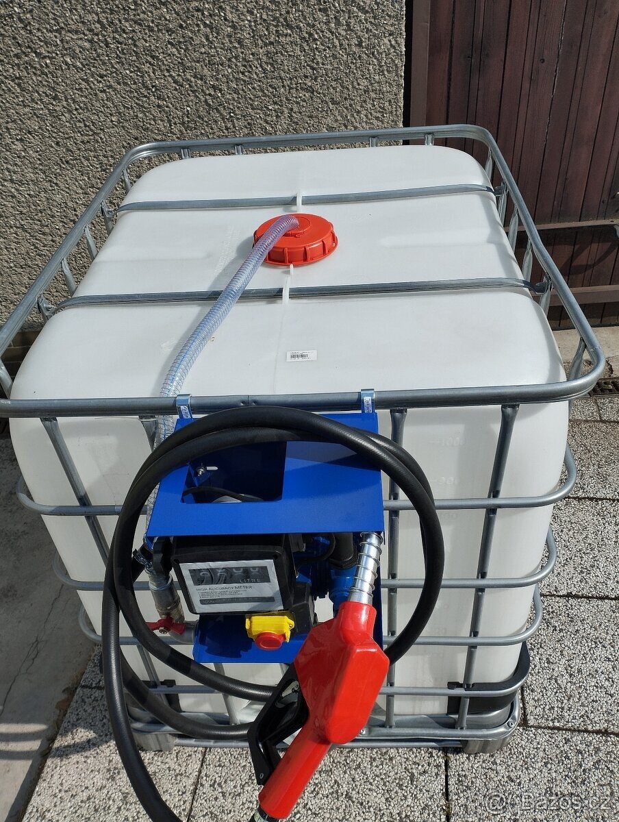 Čerpací stanice, IBC nádrž na naftu 1000l Schutz PHM - 2