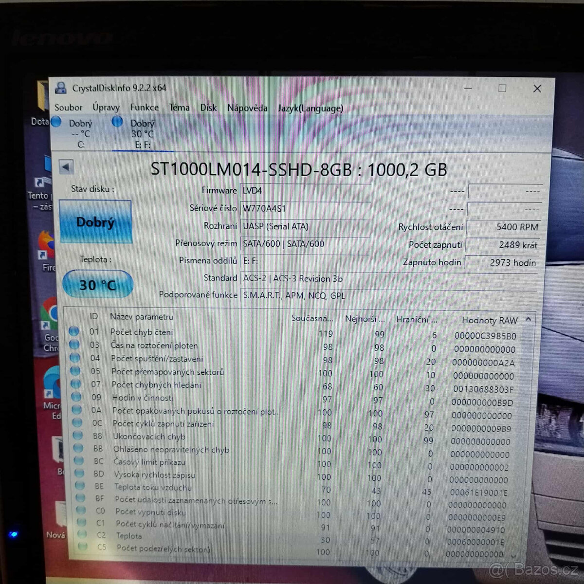 SEAGATE NOTEBOOK SSHD 1TB 5.4K 64MB SATA III 2.5'' - 2