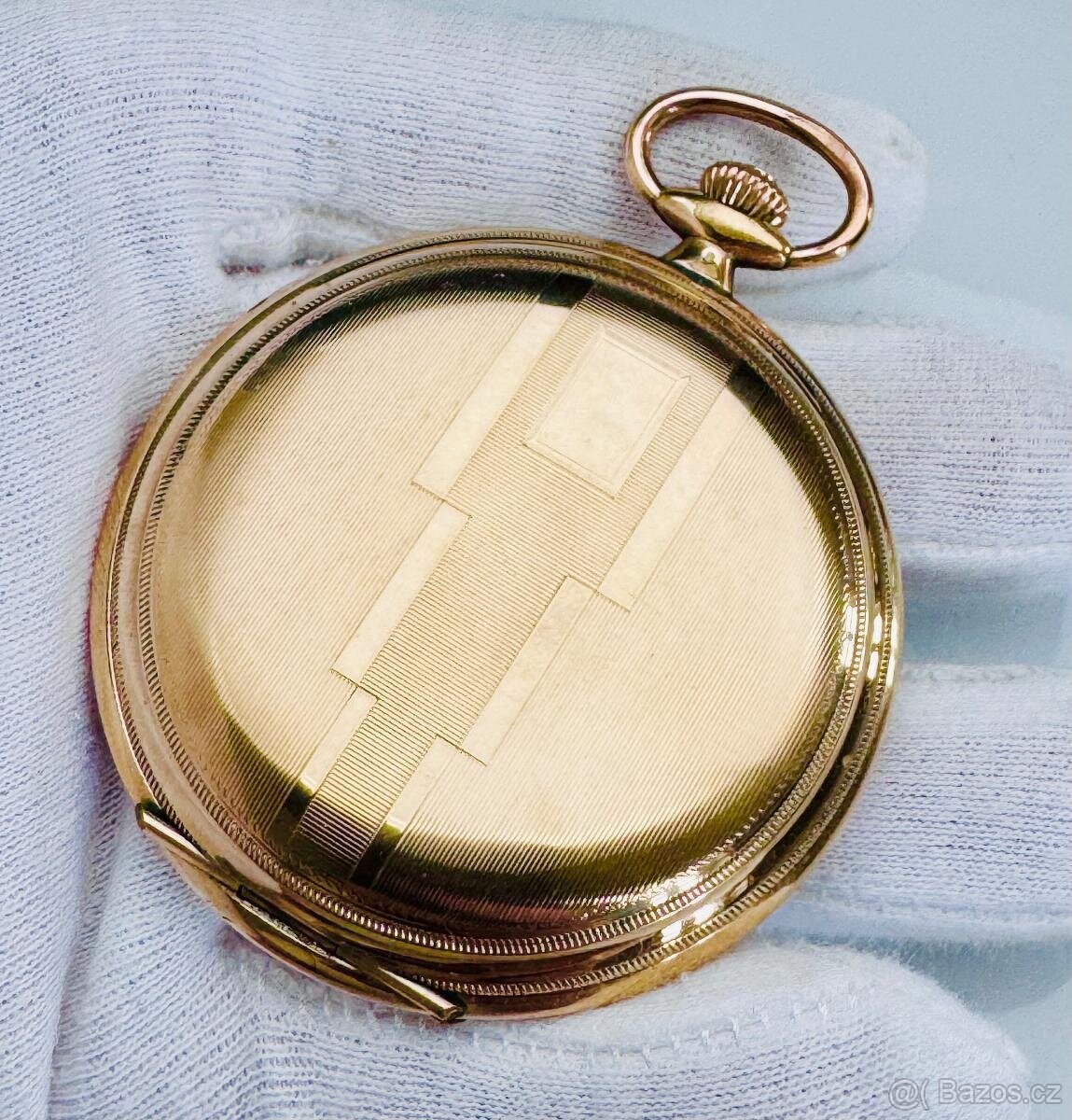 PÁNSKÉ ART DECO KAPESNÍ HODINKY - 84 GRAMŮ - FUNKČNÍ - 2