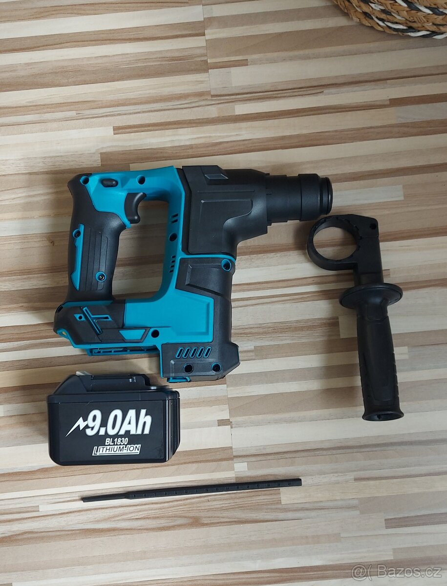 Aku elektrické vrtací-dourací kladivo, pro Aku Makita 18V. - 2