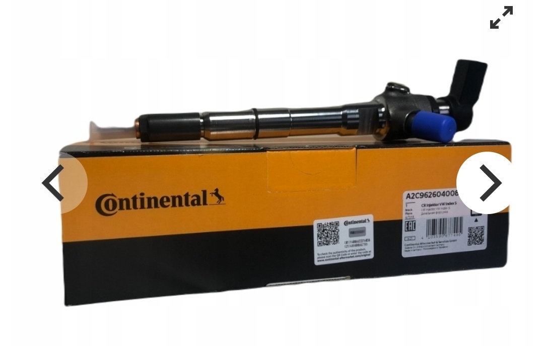 Vstriky NOVE na 1.6TDI VW group Continental CAY - 2