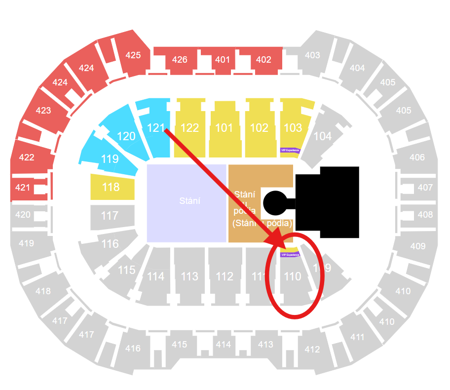 🎶 VIP 🎶 Sima O2 Arena Top Miesta 13.11.2026 - 2