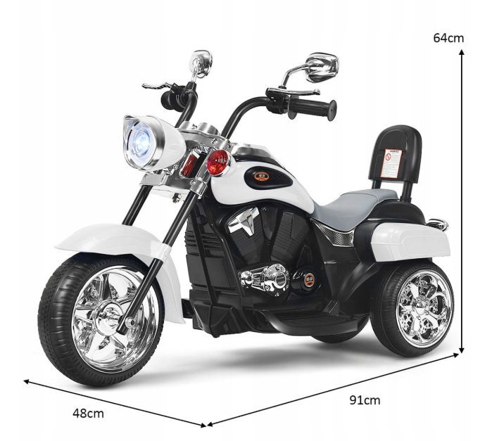 Dětská elektrická motorka - Chopper - 2