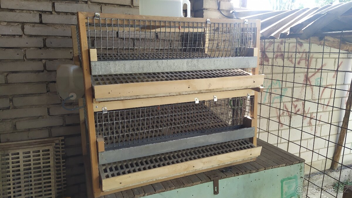 Klec pro křepelky - 2