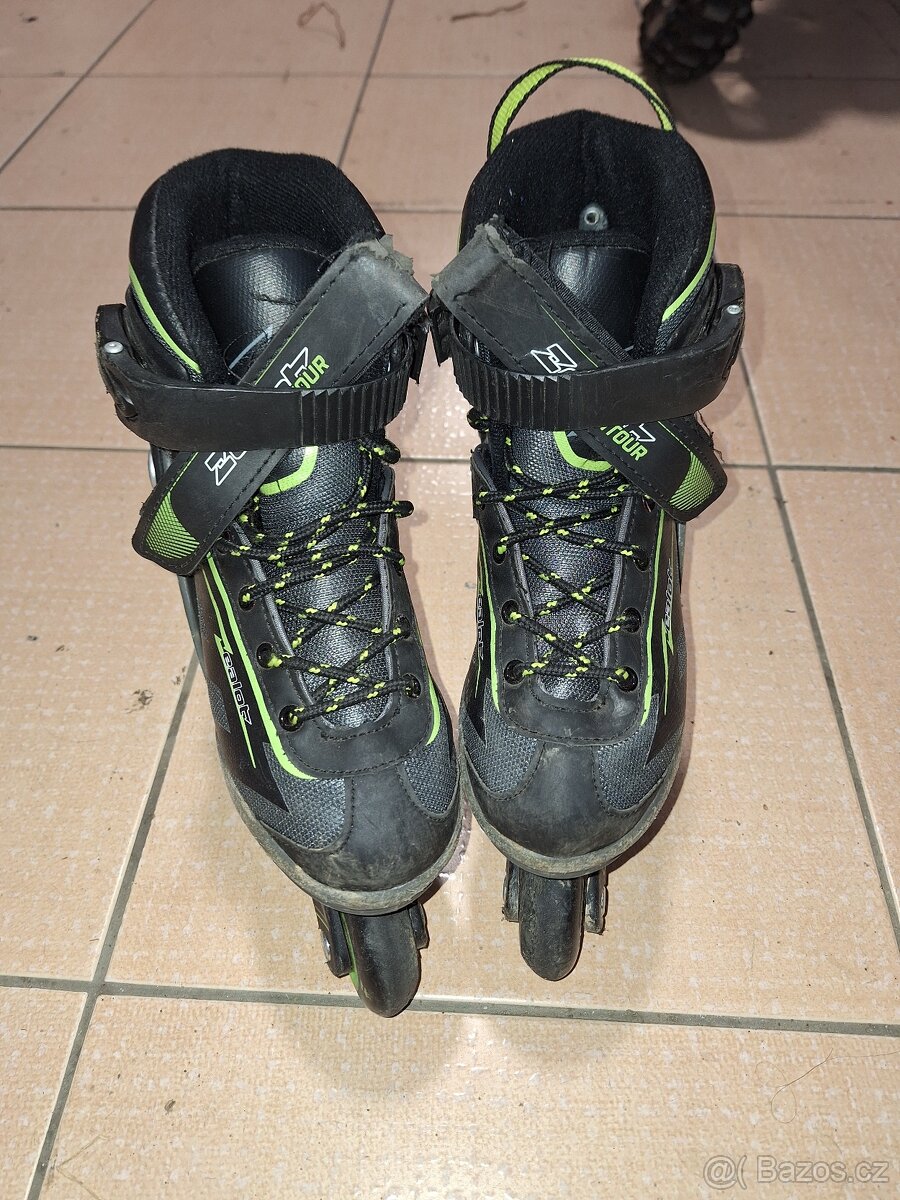 Dětské chlapecké rostoucí kolečkové brusle - 2