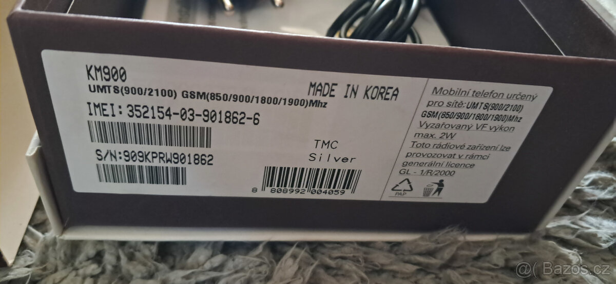 LG KM900 nefunkční - 2