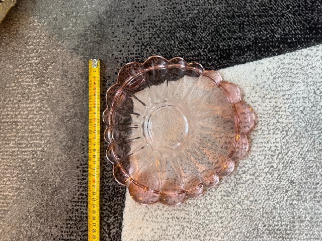 Starožitná skleněná mísa - 2